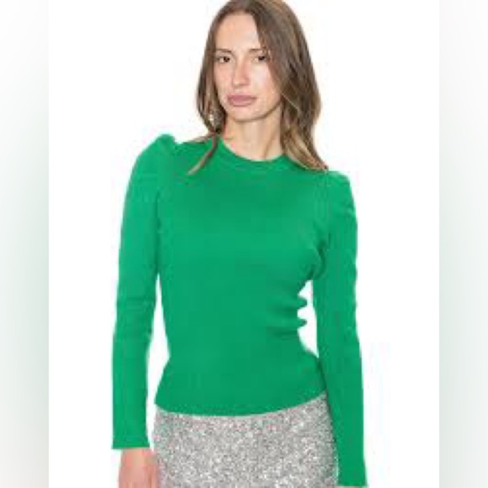 GREYLIN Felina Puff Sleeve Knit Top
